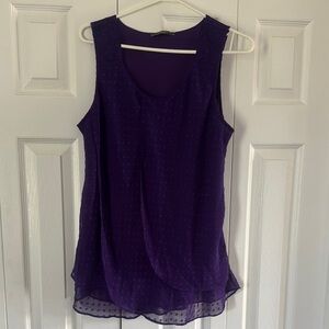 Denver Hayes Purple Sleeveless Tank Top